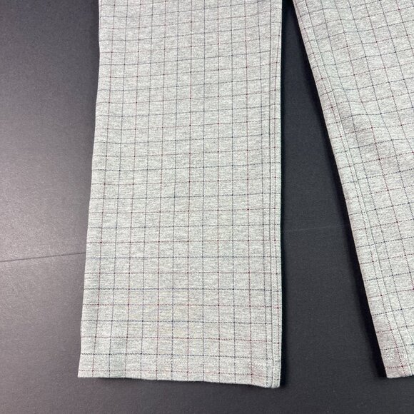 Betabrand Pull On Dress Yoga Pants Women's 35x26* Straight Grey Check Tag XL P - Picture 6 of 16
